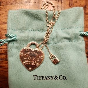 Authentic Return to Tiffany love necklace